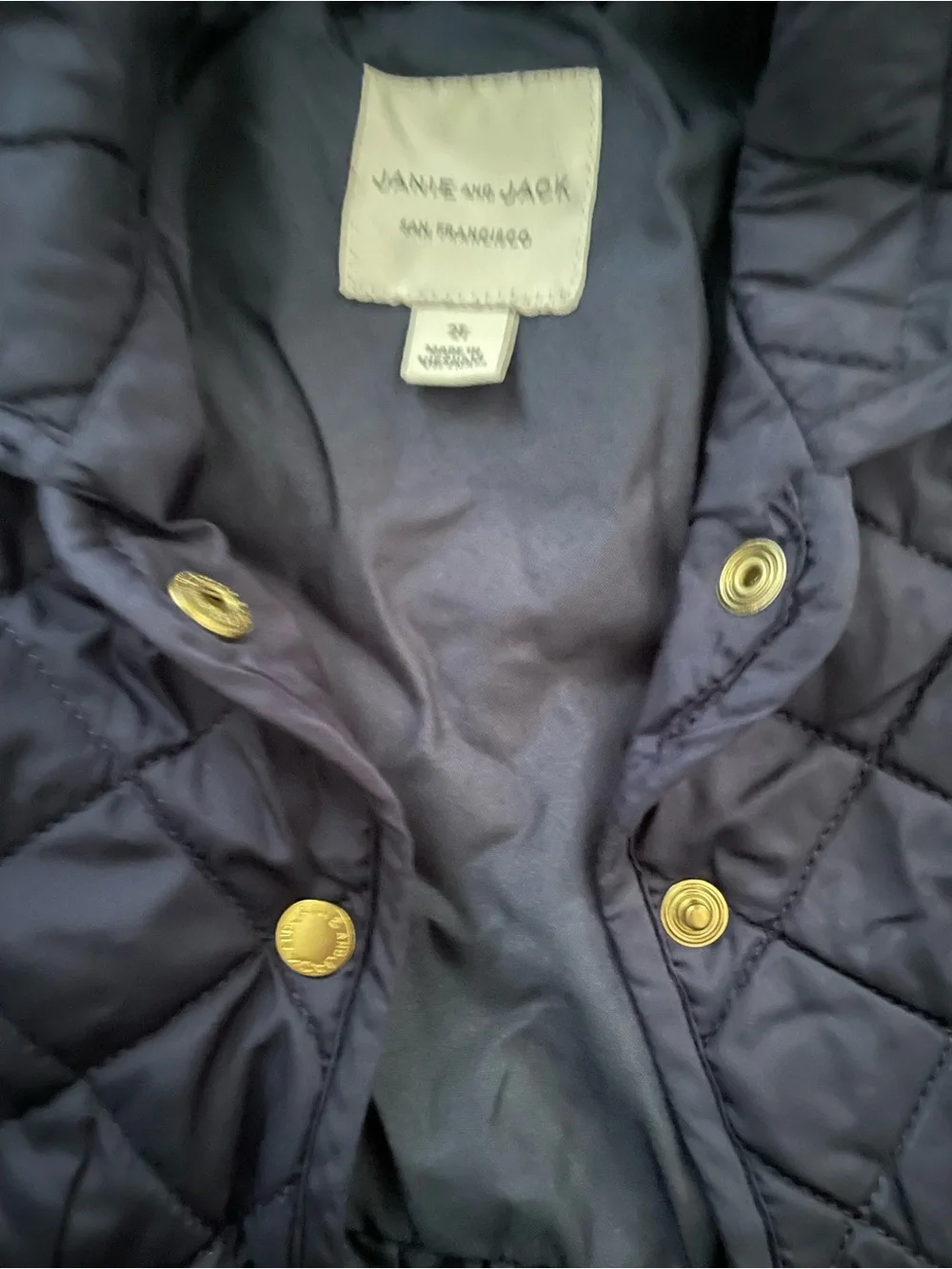 Janie and Jack peplum barn jacket size 2T
